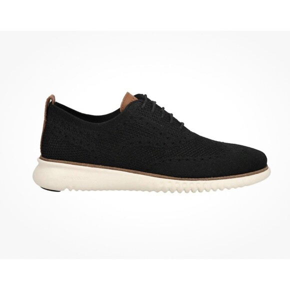 Men Cole Haan 2.Zerogrand Stitchlite Oxford Mens Black Casual Shoes C27568 Size 12M